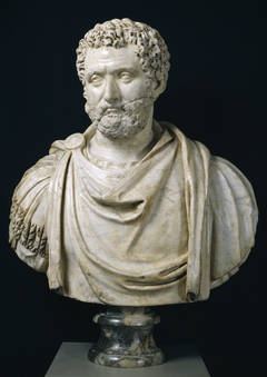 Clodius Albinus,  ca. 193-196 CE (Roman) Museo del Prado, Madrid,  E00187